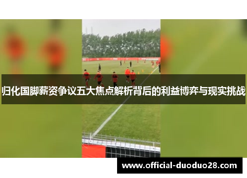 归化国脚薪资争议五大焦点解析背后的利益博弈与现实挑战