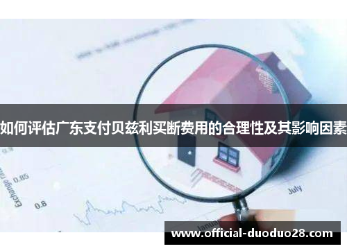 如何评估广东支付贝兹利买断费用的合理性及其影响因素