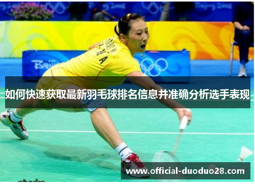 如何快速获取最新羽毛球排名信息并准确分析选手表现